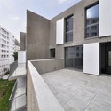 Social Housing in Paris / Frédéric Schlachet Architecte - Social Housing, Courtyard, Facade, Door