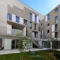 Social Housing in Paris / Frédéric Schlachet Architecte - Social Housing, Courtyard, Facade