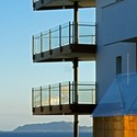 Residential Building in Cagliari / Dante O. Benini & Partners Architects - Apartments, Facade, Door, Handrail, Stairs