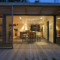 Bergman – Werntoft House / Johan Sundberg - Table, Chair, Facade, Windows, Deck, Beam, Patio