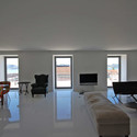 Abstract White Apartment / Filipe Borges de Macedo - Apartment Interiors, Bedroom, Door, Chair, Table