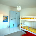 Abstract White Apartment / Filipe Borges de Macedo - Apartment Interiors, Bedroom, Door, Bed