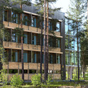 Viken Skog Headquarter / Stein Halvorsen Arkitekter - Office Buildings, Facade, Forest