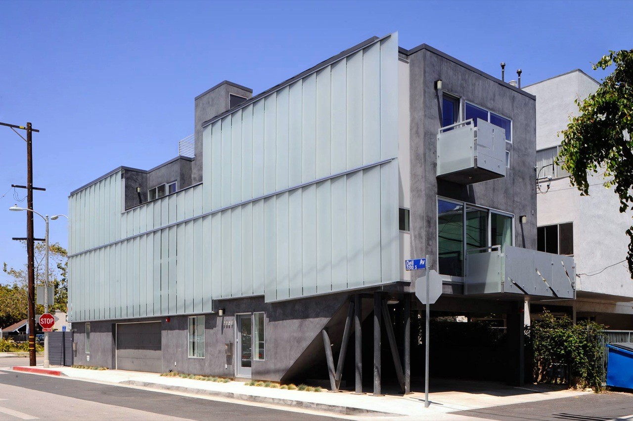 Gallery of Glass Townhomes / Sander Architects 7