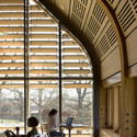 Kroon Hall Yale University / Hopkins Architects and Centerbrook Architects and Planners - University, Deck, Beam, Facade, Door, Arch, Table, Chair
