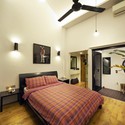 House at Hillside / Nota Design International pte Ltd - Bed, Bedroom, Beam