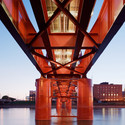 Des Moines Union Railway Bridge / Safdie Rabines Architects - Pedestrian Bridge, Beam, Facade