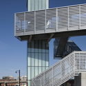 Freight House Pedestrian Bridge / BNIM - Pedestrian Bridge, Facade, Stairs