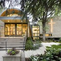 Christ Episcopal Church / Studio B Architects -          Churches, Garden, Facade, Door, Stairs
