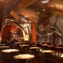 Nobu Dubai / Rockwell Group - Restaurant, Arch, Arcade, Chair, Table, Lighting