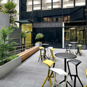Bene Flagship Store Neutorgasse / Solid Architecture - Table, Facade, Windows, Chair, Courtyard, Patio