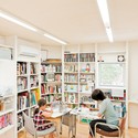 Slide House / LEVEL Architects - Shelving, Chair, Table