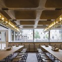 Barbican Foodhall and Lounge / SHH - Restaurants & Bars, Beam, Table, Chair