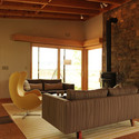 Ruby Springs PREFAB / Medicine Hat Inc. - Sofa, Windows, Chair, Beam