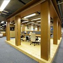 McCann-Erickson Riga and Inspired Office / Open AD - Offices Interiors, Beam, Column, Bench, Chair, Table
