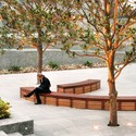 One Island East / Hargreaves Jones - Interior Photography, Square, Bench
