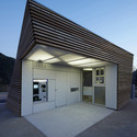 Parking Attendant’s Pavilion / Jean-Luc Fugier - Pavilion, Door, Facade