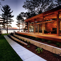 Higgins Lake House / Jeff Jordan Architects - Houses, Garden, Facade, Handrail