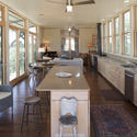 Miller Porch House / Lake|Flato Architects - Table, Windows, Chair, Sink, Countertop, Beam