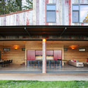 Aptos Retreat Residence / CCS Architecture - Windows, Bench, Facade, Chair