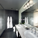 Iron Horse Hotel / The Kubala Washatko Architects - Renovation, Bathroom, Door, Sink, Lighting