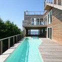 House on Fire Island / Resolution: 4 Architecture - Houses, Deck, Stairs, Facade, Handrail, Door, Fence