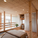 House with Futokoro / Mizuishi Architects Atelier - Houses, Bedroom, Door, Beam, Table, Chair, Bed