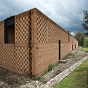 Pilgrim Route Refuge / Luis Aldrete - Installations & Structures, Garden, Door, Facade