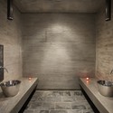 Entre Cielos Hotel &amp; Spa / A4estudio - Hotels, Bathroom, Door, Beam, Arch, Lighting, Table, Countertop