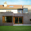 Brick Thickness / A2 Architects - Houses, Courtyard, Facade, Door