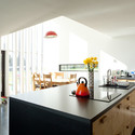 Solid Sanctuary / 4 Architecture - Countertop, Kitchen, Sink, Windows, Chair