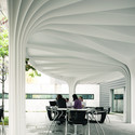Leaf-Structured Canopy / SAM Architekten und Partner - Table, Sofa, Chair