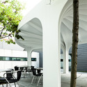 Leaf-Structured Canopy / SAM Architekten und Partner - Chair, Facade, Arch, Column, Arcade