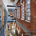 Park Shops Adaptive Reuse / Pearce Brinkley Cease + Lee - Windows, Beam, Brick, Handrail