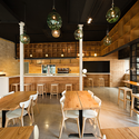Restaurant PaCatar / Donaire Arquitectos - Table, Chair, Lighting