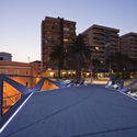 Motril Footbridge / Guijón Arquitectura - Pedestrian Bridge, Facade, Lighting, Cityscape