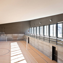 Multipurpose Building / GSMM Architetti - Sports Architecture, Facade, Handrail, Balcony