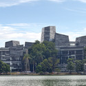 University of Indonesia Central Library / Denton Corker Marshall - Waterfront, Cityscape, Facade, Windows