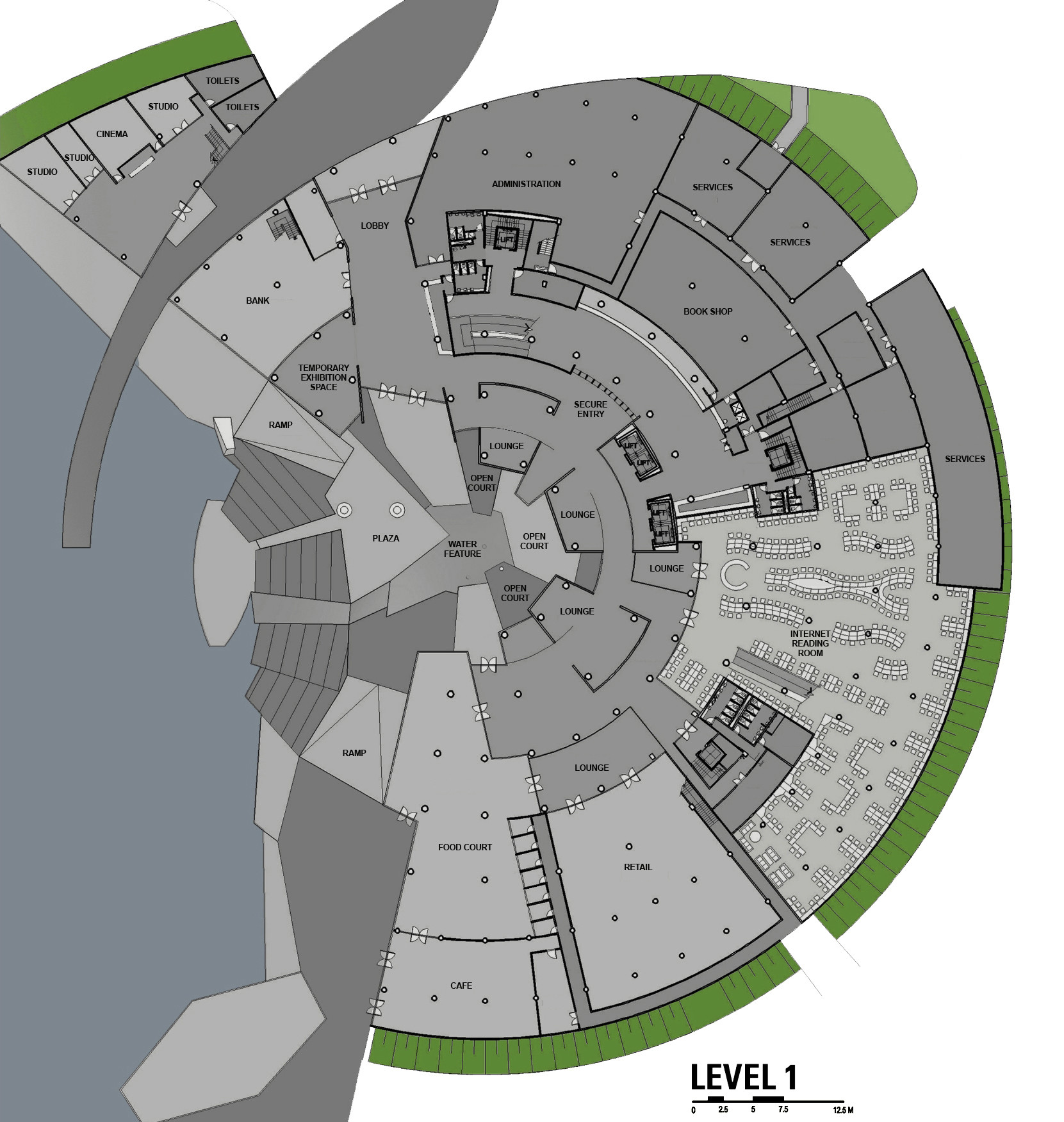 Gallery of University of Indonesia Central Library / Denton Corker ...
