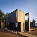 SIP Panel House / Gabriel Rudolphy  + Alejandro Soffia - Houses, Door, Facade