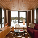 Copperhill Mountain Lodge / Bohlin Cywinski Jackson - Interior Photography, Living Room, Table, Windows