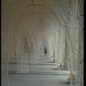 “Fibre Columns / Romanesque Church," by Toshiko Horiuchi MacAdam. Photo © Masaki Koizum.