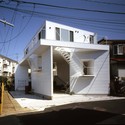 Yokohama Apartment / ON design partners - Apartments, Facade, Stairs