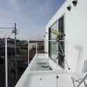 Yokohama Apartment / ON design partners - Apartments, Deck, Facade, Handrail, Door, Balcony, Chair