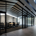 Office in Forest / SUGAWARADAISUKE Architects - Office Buildings, Beam, Facade, Door, Chair, Bench
