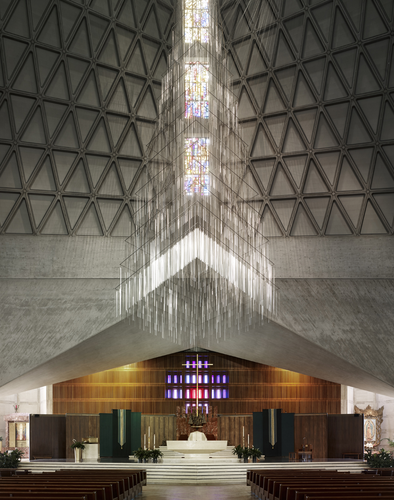 Church of Mary of the Assumption de Pietro Belluschi, San Francisco, 1971. © Fabrice Fouillet