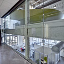 The United Way for Southeastern Michigan Headquarters / SmithGroup - Offices Interiors, Facade, Handrail, Chair, Table