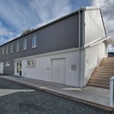 Trond clubhouse / Bjørke Arkitektur + Steffen Wellinger - Sports Architecture, Facade, Stairs
