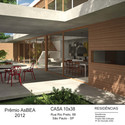 Casa 10x38 / CR2 Arquitetura - Casas, Pátio, Fachada, Mesa, Cadeira