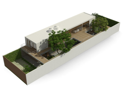 Casa 10x38 / CR2 Arquitetura - Imagem 6 de 8